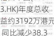 裕田中国(00313.HK)年度总收益约3192万港元 同比减少38.3%