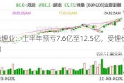 赣锋锂业：上半年预亏7.6亿至12.5亿，受锂价下跌影响