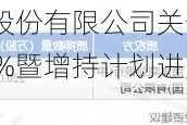 ST广物:广汇物流股份有限公司关于控股股东增持公司股份比例达到1%暨增持***进展的公告