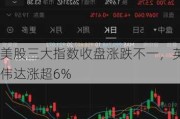 美股三大指数收盘涨跌不一，英伟达涨超6%