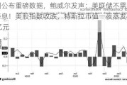 美国公布重磅数据，鲍威尔发声：美联储不需要急于降息！美股指数收跌，特斯拉市值一夜蒸发4424亿元