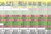 *ST景峰(000908.SZ)：预计半年度亏损1500万元至2500万元