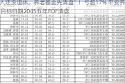 “人还没退休，养老基金先清盘”！亏超17% 平安养老目标日期2045五年FOF清盘