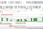 挖金客（301380）：MACD指标DIF线上穿0轴-技术指标上后市看多（07-17）