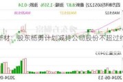 四方新材：股东杨勇计划减持公司股份不超过约12万股