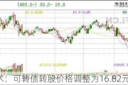 崇达技术：可转债转股价格调整为16.82元/股