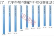 跌惨了，几乎全部“翻车”！绩优量化基金怎么了