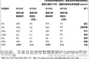 郭明錤：苹果首度进军智慧家居IP camera市场 预计2026年量产 歌尔股份为其独家供应商