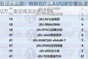 每日空头追踪：特斯拉(TSLA.US)卖空量激增592万，卖空成交比例达9%