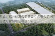 大名城：拟与航发公司等设立合资公司 投建“低空城际智慧枢纽机场”项目