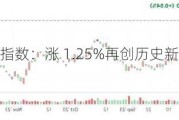 印度 SENSEX 指数：涨 1.25%再创历史新高，年内累涨 11.46%