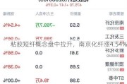 粘胶短纤概念盘中拉升，南京化纤涨4.54%