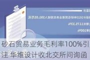 砂石贸易业务毛利率100%引关注 华维设计收北交所问询函