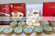 惠发食品：首次回购股份47.74万股