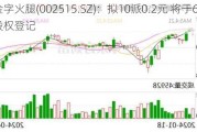 金字火腿(002515.SZ)：拟10派0.2元 将于6月5日股权登记