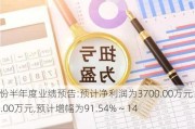 远程股份半年度业绩预告:预计净利润为3700.00万元 ~ 4800.00万元,预计增幅为91.54% ~ 148.49%