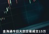 海天味业大宗交易折价成交6.00万股