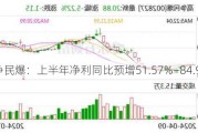 高争民爆：上半年净利同比预增51.57%―84.91%