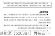 海越能源（600387）再被证监会立案，投资者索赔条件初步确定