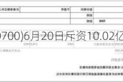 腾讯控股(00700)6月20日斥资10.02亿港元回购258万股