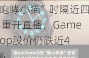 “咆哮小猫”时隔近四年重开直播，GameStop股价仍跌近40%