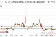 长江投资（600119）：6月12日10时04分触及涨停板