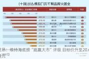 里昂：维持海底捞“跑赢大市”评级 目标价升至20.6港元