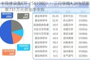 半导体设备ETF（561980）：三日涨幅4.26%领跑，获731万元资金净申购