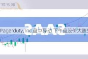 Pagerduty, Inc.盘中异动 下午盘股价大跌5.01%