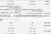 拓普集团：可转债转股价格调整为48.06元/股