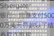 Silvergate银行：同意支付5000万美元罚款以了结证券欺诈指控