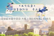 美国绿星球盘中异动 大幅上涨8.43%报2.83美元