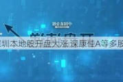 深圳本地股开盘大涨 深康佳A等多股竞价涨停