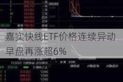 嘉实快线ETF价格连续异动 早盘再涨超6%