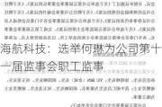 海航科技：选举何琳为公司第十一届监事会职工监事