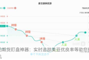 豆粕期货盯盘神器：实时追踪美豆优良率等助您抢占先机