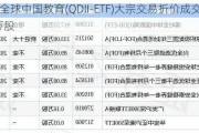 博时全球中国教育(QDII-ETF)大宗交易折价成交1000.00万股