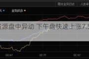 中国天然资源盘中异动 下午盘快速上涨7.53%报0.688美元