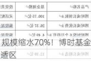 亏损近50%、规模缩水70%！博时基金陈鹏扬持续“瘦身”重回舒适区