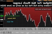 美联储：11 月降息可能性 100%，年内或有两次 25 个基点降息