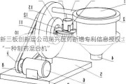 新三板创新层公司瑞兴医药新增专利信息授权：“一种制药混合机”