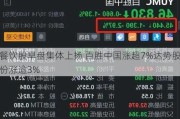 餐饮股早盘集体上扬 百胜中国涨超7%达势股份涨逾3%