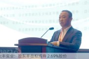 大丰实业：股东丰岳拟减持 2.69%股份