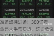 准备蜂拥进场！380亿资金已大手笔扫货，这些低位板块ETF份额悄然创新高，更有一波增量资金正在路上