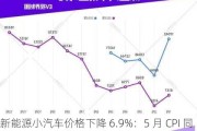 新能源小汽车价格下降 6.9%：5 月 CPI 同比上涨 0.3%