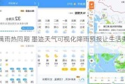 小满雨热同期 墨迹天气可视化降雨预报让生活更省心