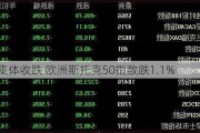 欧股集体收跌 欧洲斯托克50指数跌1.1%