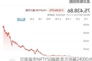 印度股市NIFTY50指数首次突破24000点