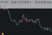 比特币 ETF：连续 18 天净流入，需求激增或助其创新高