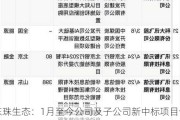 东珠生态：1月至今公司及子公司新中标项目合计金额7686.66万元